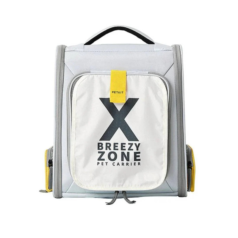 Petkit Breezy XZone Pet Carrier Smart Cat Backpack - Grey - حقيبة حيوانات أليفة